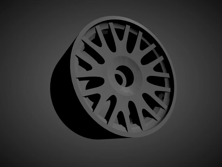 bbs rn rims with brakes and tires for hot wheels 3D Print Model .c4d .max .obj .3ds .fbx .stl .blend