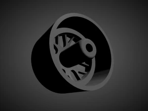 bbs rs gt rims with brakes and tires for hot wheels 3D Print Model