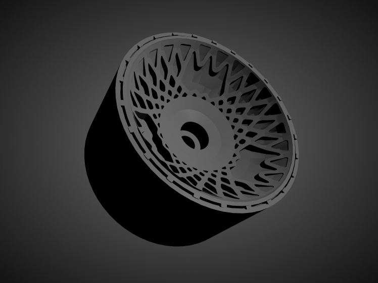 bbs turbofan rims for hot wheels 3D Print Model in Vehicle 3DExport