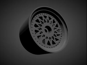 wci sa07 rims with brakes and tires for hot wheels 3D Print Model