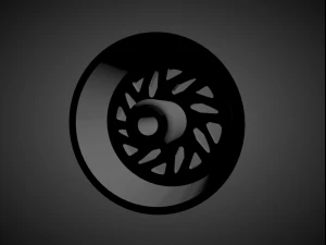 wci jb1 rims with brakes and tires for hot wheels 3D Print Model