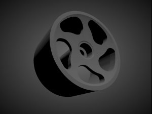 wci cc10 rims with brakes and tires for hot wheels 3D Print Model