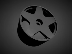 Cerchi vossen vps-318 con freni e pneumatici per ruote calde Modello di stampa 3D