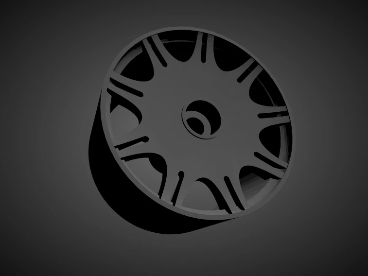 vossen vps-312 rims with brakes and tires for hot wheels 3D Print Model .c4d .max .obj .3ds .fbx .stl .blend 