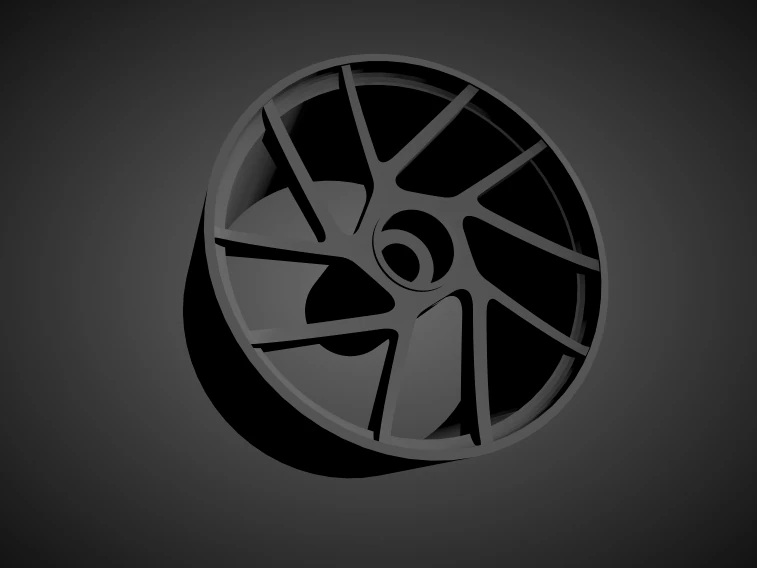 vossen nv2 rims with brakes and tires for hot wheels 3D Print Model .c4d .max .obj .3ds .fbx .stl .blend 