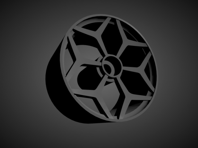 vossen nv1 rims with brakes and tires for hot wheels 3D Принт Модель .c4d .max .obj .3ds .fbx .stl .blend 