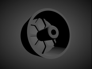 vossen nv1 rims with brakes and tires for hot wheels 3D Принт Модель