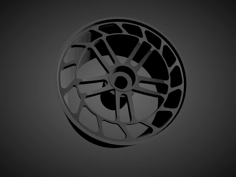 vossen lc2-c1 rims with brakes and tires for hot wheels 3D Print Model .c4d .max .obj .3ds .fbx .stl .blend 