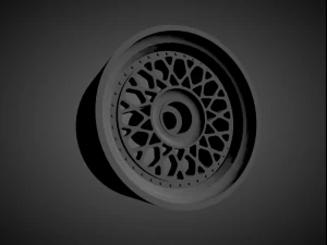 vossen era-1 rims with brakes and tires for hot wheels 3D Print Model