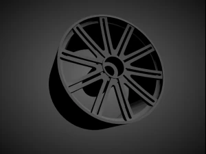 vossen cv4 rims with brakes and tires for hot wheels 3D Print Model
