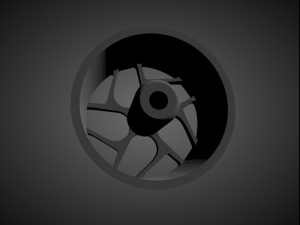 vossen cg-205t rims with brakes and tires for hot wheels 3D Принт Модель