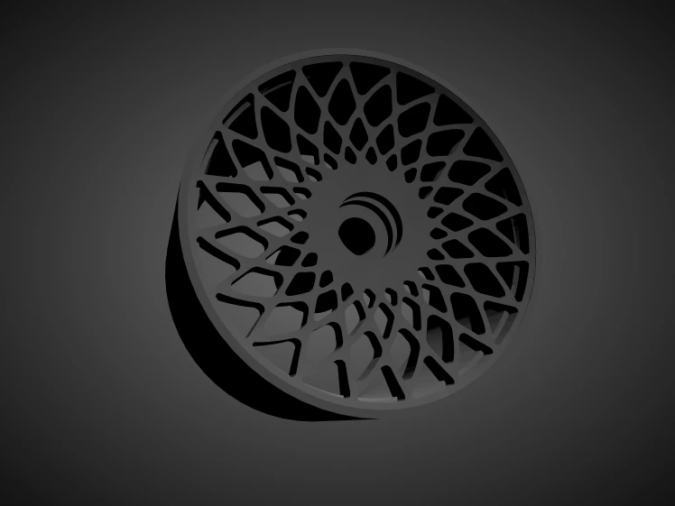 stuttgart stx rims with brakes and tires for hot wheels 3D Print Model .c4d .max .obj .3ds .fbx .stl .blend 