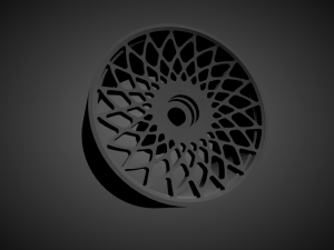 stuttgart stx rims with brakes and tires for hot wheels 3D Print Model