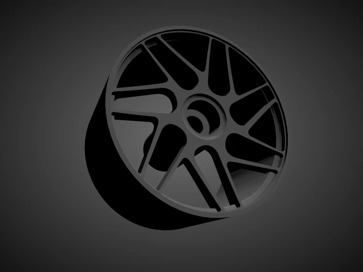 stuttgart st12 rims with brakes and tires for hot wheels 3D Print Model .c4d .max .obj .3ds .fbx .stl .blend 