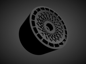 stuttgart st7 rims with brakes and tires for hot wheels 3D Print Model
