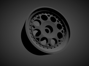 stuttgart st6 rims with brakes and tires for hot wheels 3D Print Model