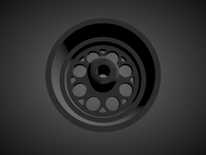 stuttgart st6 rims with brakes and tires for hot wheels 3D प्रिंट मॉडल