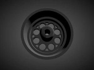 stuttgart st6 rims with brakes and tires for hot wheels 3D Print Model