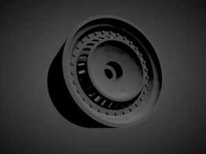 stuttgart st4 rims with brakes and tires for hot wheels 3D Print Model