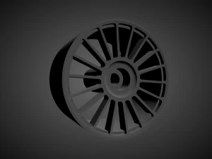 シュツットガルト st2 ホットホイール用ブレーキとタイヤ付きリム 3Dプリントモデル