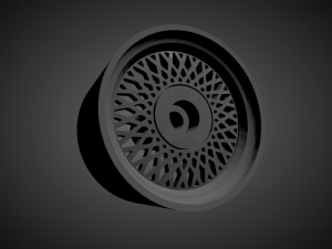 stuttgart st1 rims with brakes and tires for hot wheels 3D Print Model