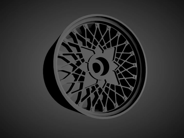 ssr formula mesh rims with brakes and tires for hot wheels 3D Print Model .c4d .max .obj .3ds .fbx .stl .blend 