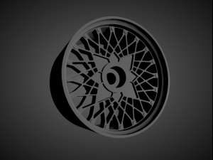 ssr formula mesh rims with brakes and tires for hot wheels 3D Принт Модель