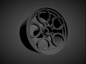 rotiform zrh rims with brakes and tires for hot wheels 3D 프린트 모델