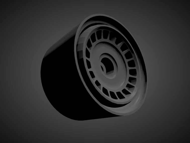 rotiform vce-t rims with brakes and tires for hot wheels 3D Print Model .c4d .max .obj .3ds .fbx .stl .blend 