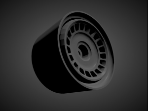 rotiform vce-t rims with brakes and tires for hot wheels 3D Print Model