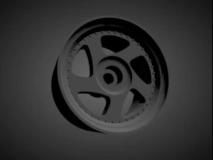 rotiform tmb rims with brakes and tires for hot wheels 3D Print Model