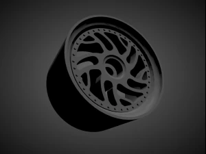 rotiform sea rims with brakes and tires for hot wheels 3D Print Model