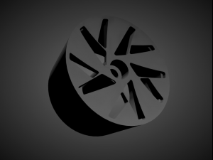 rotiform rsc rims with brakes and tires for hot wheels 3D Print Model