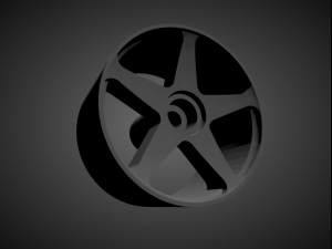 rotiform roc rims with brakes and tires for hot wheels 3D प्रिंट मॉडल