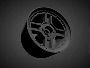 rotiform rbq rims with brakes and tires for hot wheels 3D Print Model