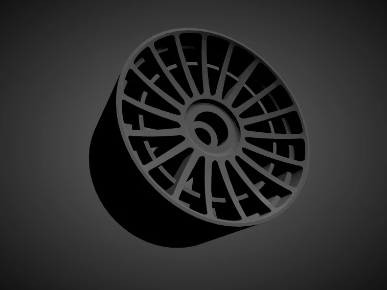 rotiform las r rims with brakes and tires for hot wheels 3D Print Model .c4d .max .obj .3ds .fbx .stl .blend