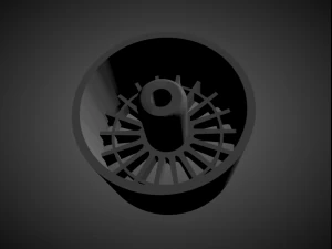 rotiform las r rims with brakes and tires for hot wheels 3D Print Model