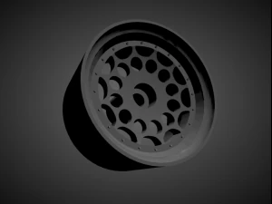 Sıcak tekerlekler i&ccedil;in frenli ve lastikli rotiform hvn jantlar 3D Baskı Modeli