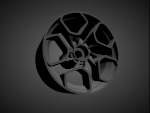 rotiform hur t rims with brakes and tires for hot wheels 3D Print Model