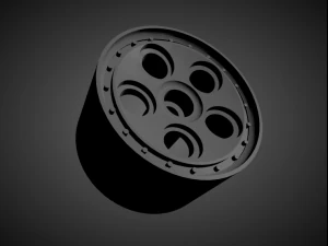 rotiform dia rims with brakes and tires for hot wheels 3D Print Model