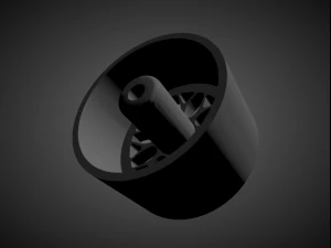 rotiform dab rims with brakes and tires for hot wheels 3D Print Model