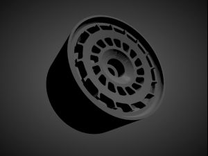 rotiform ccw rims with brakes and tires for hot wheels 3Dプリントモデル