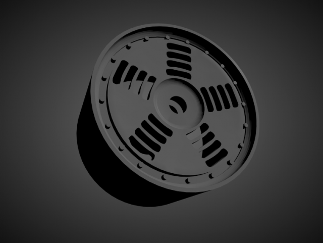 rotiform bm1 rims with brakes and tires for hot wheels 3D 프린트 모델 .c4d .max .obj .3ds .fbx .stl .blend 
