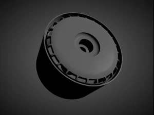 rotiform aerodisc rims with brakes and tires for hot wheels 3D Print Model