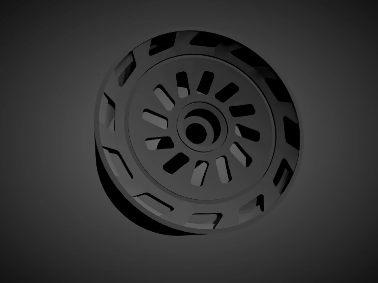 radi8 r8t12 rims with brakes and tires for hot wheels 3D Print Model .c4d .max .obj .3ds .fbx .stl .blend 
