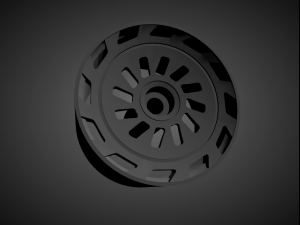 radi8 r8t12 rims with brakes and tires for hot wheels 3D Print Model