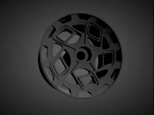 radi8 r8cm9 rims with brakes and tires for hot wheels 3D Print Model