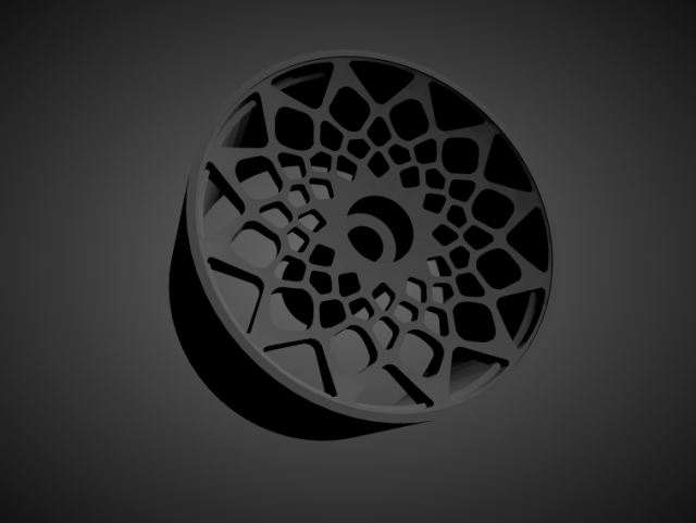 radi8 r8b12 rims with brakes and tires for hot wheels 3D-printmodel .c4d .max .obj .3ds .fbx .stl .blend 