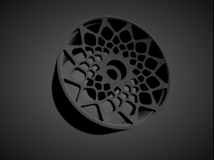 radi8 r8b12 rims with brakes and tires for hot wheels 3D Print Model