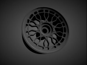 radi8 r8a10 rims with brakes and tires for hot wheels 3D-printmodel